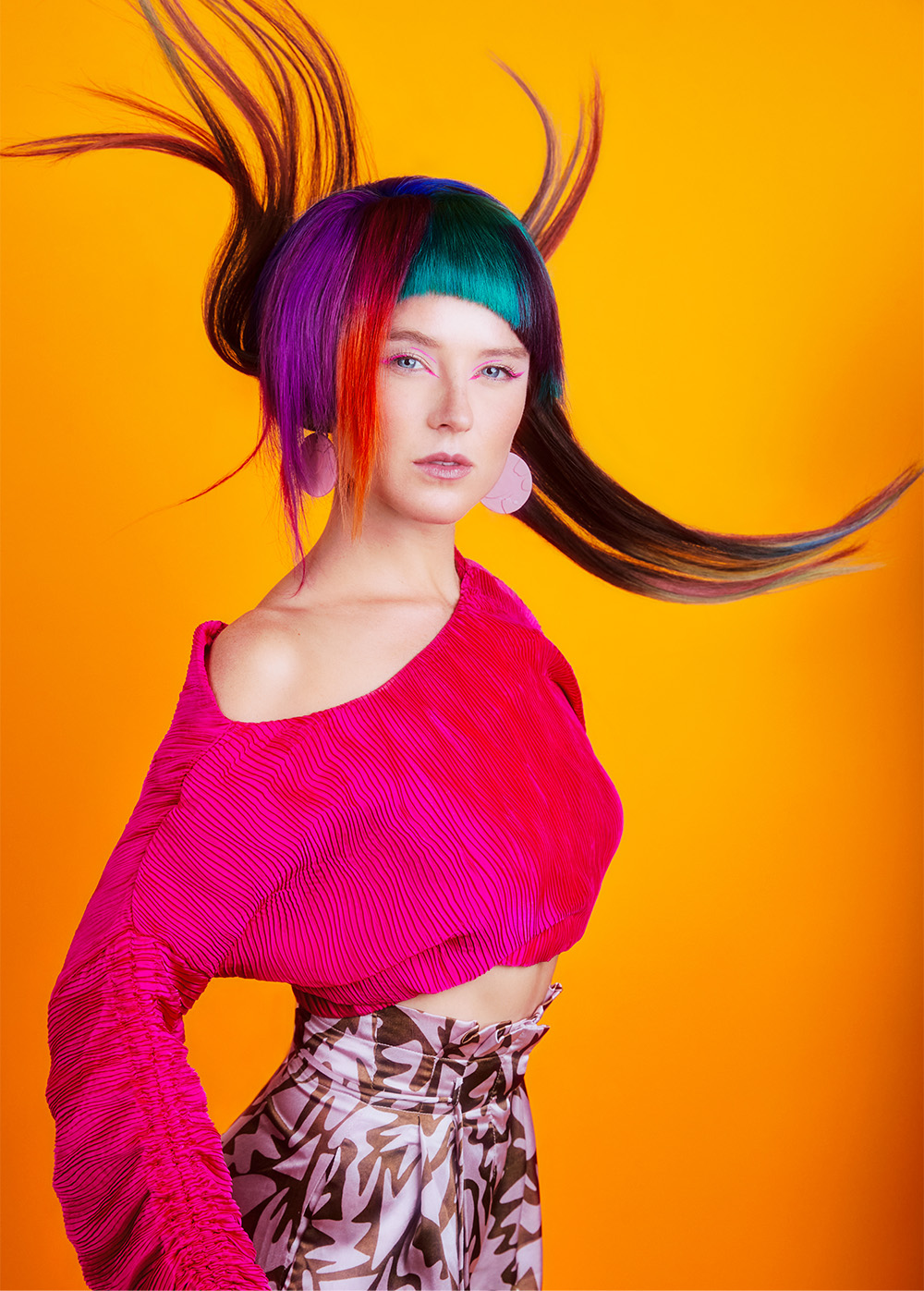 Creative Colour Long Jellyfish Hair - Shae Tsiknaris & Chris Tsiknaris - Echosphere Collection